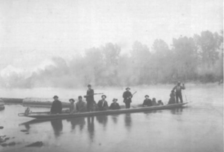 Handmade River Canoe, Skagit River